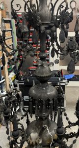 brandschade kroonluchter herstellen en reinigen